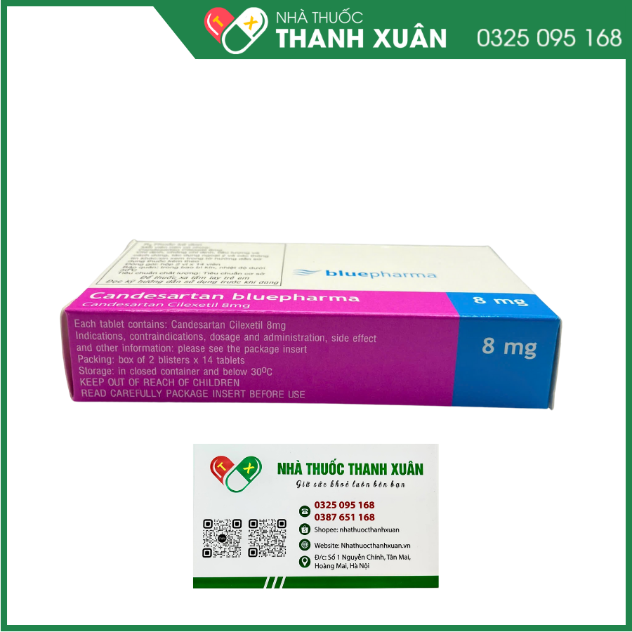 Candesartan BluePharma - Thuốc điều trị tăng huyết áp hiệu quả